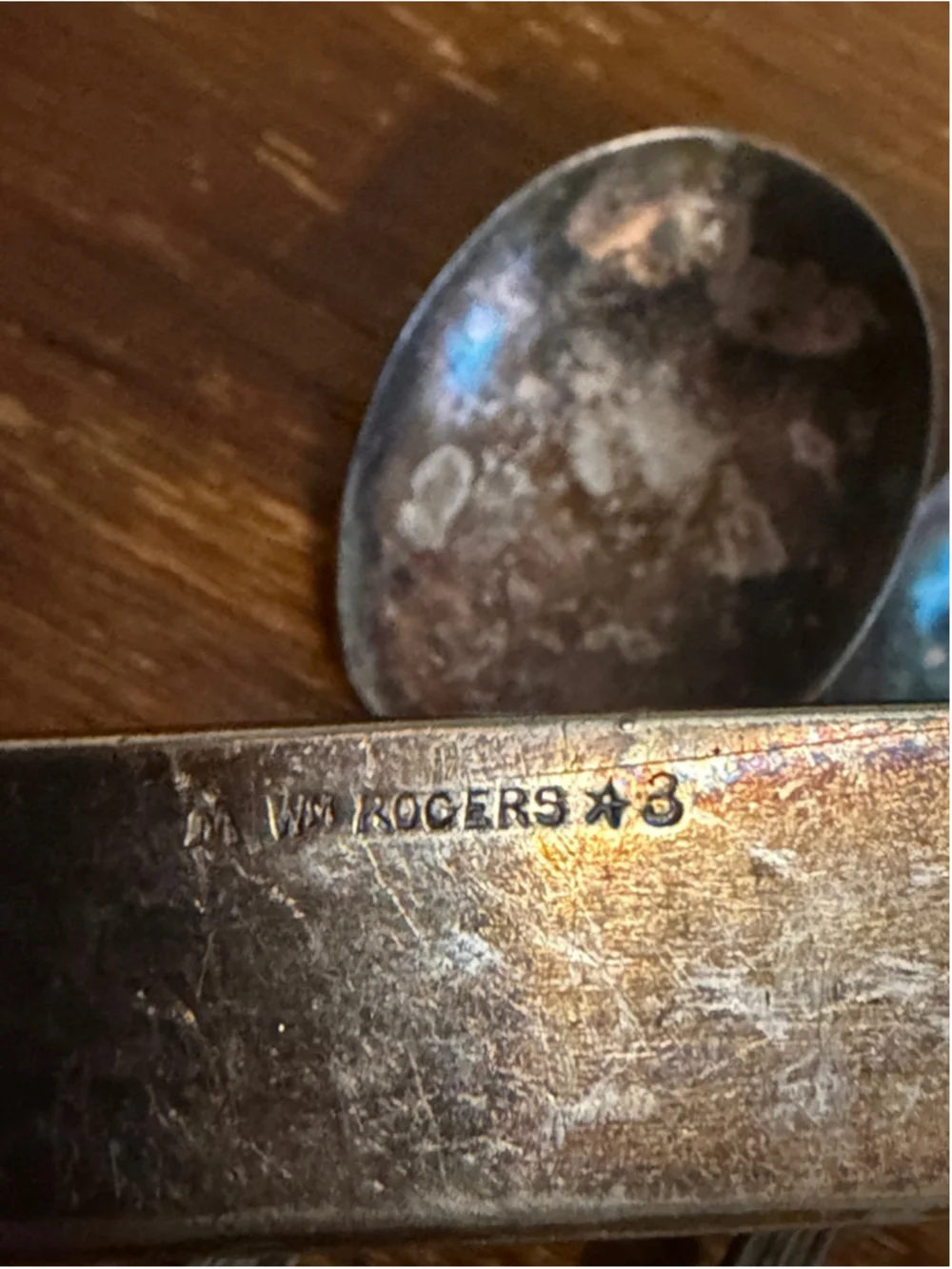 Vintage Silverplate Flatware Lot of 4 Mixed Utensils Rogers Tudor Plate Butter K